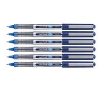 Uni-Ball Lot De 6 Stylos Roller Encre Liquide Recy ye Ub150e Pointe Fine Bleu