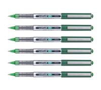 Uni-Ball Lot De 6 Stylos Roller Encre Liquide Recy ye Ub150e Pointe Fine Vert