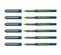 Uni-Ball Lot De 6 Stylos Roller Eye Ub157 Ocean Care 0.7, Vert