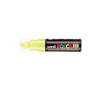 Posca Marqueur PC-8K – pointe large biseautée 8 mm peinture à l'eau jaune fluo