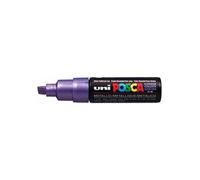 Posca Marqueur à pigment PC-8K Pointe biseautée 8 mm Violet métallique
