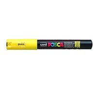 Mitsubishi Pencil Marqueur Posca PC-1MC – pointe extra-fine 0,7 mm – jaune