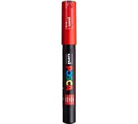 Marqueur posca pc1mr base eau pointe calibree extra fine 0,7mm sans odeurs/alcool/solvant coloris rouge