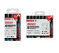 Mitsubishi Pencil Marqueur Uni Ball Prockey pointe ogive 1,8 mm couleurs assorties - Pochette de 4