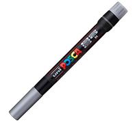 UNI-BALL Marqueur pinceau Brush POSCA PCF350 1-10mm Argent