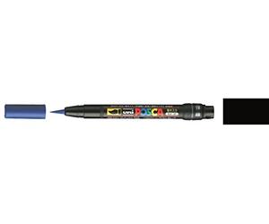 UNI-BALL Marqueur pinceau Brush POSCA PCF350 1-10mm Bleu Foncé