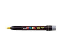 UNI-BALL Marqueur pinceau Brush POSCA PCF350 1-10mm Jaune