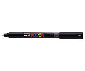 UNI-BALL Marqueur Posca PC-1MR - Noir - Lot de 3 stylos