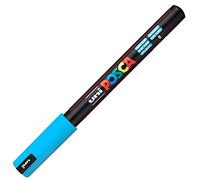 Posca Marqueur PC-1MR à pigment Pointe calibrée extra-fine 0,7 mm Bleu clair