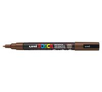 Posca - Marqueur peinture PC-3M - Pointe conique fine 0,9-1,3 mm - Opaque - Marron - 6 unités