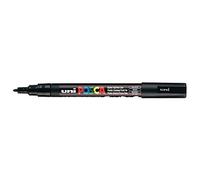 UNI-BALL Marqueur Pte conique fine POSCA PC3M 0,9-1,3mm Noir