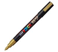 UNI-BALL Marqueur Pte conique fine POSCA PC3M 0,9-1,3mm Or