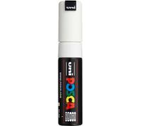 Posca Marqueur PC-8K Pointe biseautée 8 mm Blanc