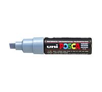 Posca Marqueur peinture PC-8K - Pointe large biseautée 8 mm opaque - Gris