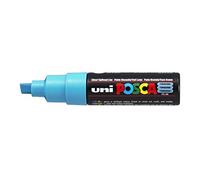 UNI-BALL Marqueur Pte large biseautée POSCA PC8K 8mm Turquoise Fluo