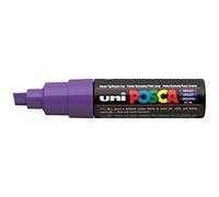 UNI-BALL Marqueur Pte large biseautée POSCA PC8K 8mm Violet