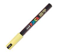 Mitsubishi Pencil Marqueur Posca PC-1MR 181705 - Pointe extra-fine 0,7 mm - Jaune clair