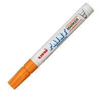 Uniball PX20-O Paint Marker Marqueur peinture à base d'huile indélébile Pointe moyenne ogive Orange Lot de 12