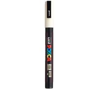 Uni-Ball Posca - 1 marqueur pointe fine conique ivoire