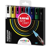 Uni-Ball Posca marqueur 8 pièce(s) Multicolore