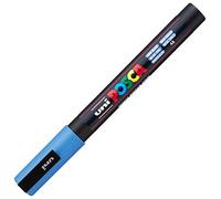 Posca Marqueur PC3M - Pointe conique fine 0,9-1,3 mm - Bleu ciel