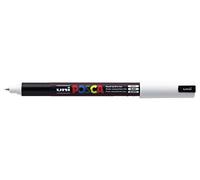 UNI-BALL Posca PC-1MR Blanc Lot de 12 stylos