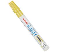 Marqueur permanent Uni-Ball Paint Marker pointe ogive de 2,2 à 2,8 mm - jaune