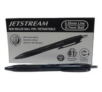 Uni-Ball Rollerball JetStream SXN-157E Noir 0,7 mm Boîte de 12 unités