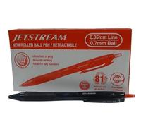 Uni-Ball Rollerball JetStream SXN-157E Rouge 0,7 mm Boîte de 12 unités