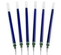 Uni-Ball Signo UM-153 Lot de 6 recharges pour stylo Pointe 1,0 mm Encre gel Bleu