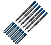 Uni-Ball - Stylo à bille roulante EYE Ocean Care noir, lot de 6 | Pointe de 0,4 mm, encre indélébile
