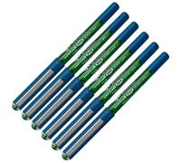 Uni-Ball - Stylo à bille roulante EYE Ocean Care vert, lot de 6 | Pointe de 0,4 mm, encre indélébile