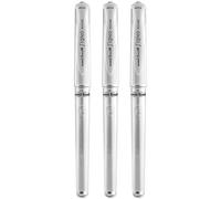 Uni-Ball Stylo à encre gel Signo UM-153 - Blanc (lot de 3)