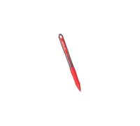 UNI-BALL Stylo bille Laknock SN100/10 Rétract. Grip Pte Moy. 1mm Rouge