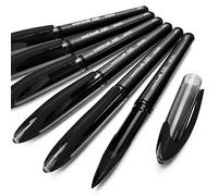 UNI-BALL stylo roller Air Micro - Fine 0,5 mm - Lot de 6 - Noir - uba-188-m