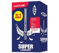 Uni-Ball Stylo Roller Eye Fine Ub-157e, Value Pack, Noir