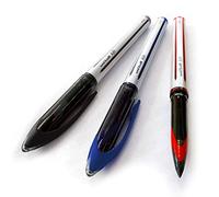 Uni-Ball UBA-188-L AIR Lot de 3 stylos roller Taille M 0,7 mm Noir/bleu/rouge