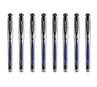 uni-ball UM-153S Lot de 8 Stylo à Encre Gel Impact Large - Pointe 1 mm, Largeur de Trait 0,6 mm - Encre Bleue