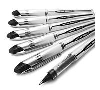 Uni-Ball Vision Elite UB-200 Boîte de 6 stylos à bille à encre liquide Noir