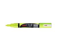 Uni Chalk Pwe-3ms Marqueur Non Permanent Jaune Fluorescent Encre Pigmentée À Base D'eau 0.9-1.3 Mm Fin