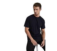 Uni Classique T-shirt Haut 100% Coton Décontracté Loisirs Sports Travail UC301 - Bleu Marine, XXXXL