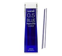 Uni Color Porte-mines 0,5 mm Mine, Nanodia, Bleu, Mine 0,5 mm, Noyau 5 mm [Bleu] 202NDC. 33