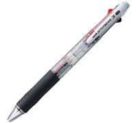 Uni Jetstream 3 Colour Ballpoint Pen Black, Red, Ink Blue 0.38mm, Clear (Sxe340038.T)