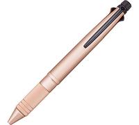 uni Jetstream 4&1 Metal Edition, stylo à bille 0,5 mm (noir, rouge, bleu, vert) et porte-mine 0,5 mm, or rose (MSXE52000A05.74)