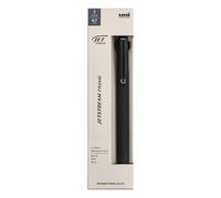 Uni Jetstream Prime Stylo à bille 3 couleurs, encre à base d'huile de 0,7 mm (noir, rouge, bleu), corps métallique, noir, SXE3350007.24