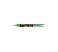 Uni Marqueur Craie Chalk PWE5M pointe conique moyenne - Vert Fluo