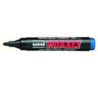 Uni Marqueur permanent Prockey PM122 pointe ogive moyenne - Bleu