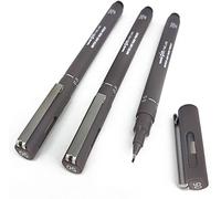 Lot De 3 Feutres De Dessin Uni Pin - 0.5 Mm - Gris Foncé - Uni-Ball