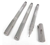 Uni Pin Fineliner Stylo à dessin - Gris clair Tone - 0,5 mm - Lot de 3