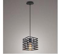 UNI Plafonnier Design Industrielle Rétro Cage en Métal E27 40W Blanc